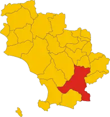 Localisation de Manciano