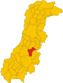 Localisation de Marano sul Panaro