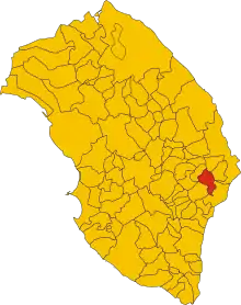 Localisation de Minervino di Lecce