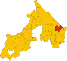 Localisation de Misano Adriatico