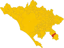 Localisation de Montelanico