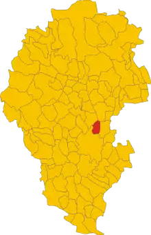 Localisation de Monticello Conte Otto