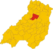 Localisation de Noceto