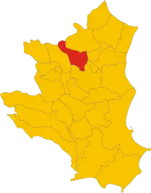 Localisation de Pallagorio