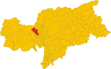 Localisation de Parcines