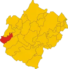 Localisation de Portico e San Benedetto