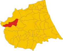 Localisation de Rocca Santa Maria