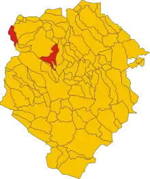 Localisation de Sagliano Micca