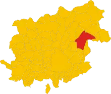 Localisation de San Giorgio La Molara