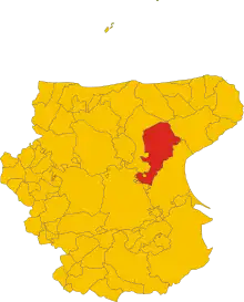 Localisation de San Giovanni Rotondo