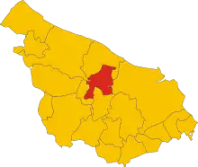 Localisation de San Vito dei Normanni