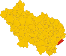 Localisation de San Vittore del Lazio