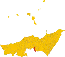 Localisation de Santa Domenica Vittoria