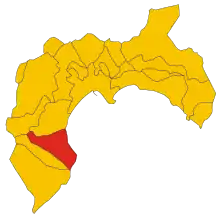 Localisation de Sarroch