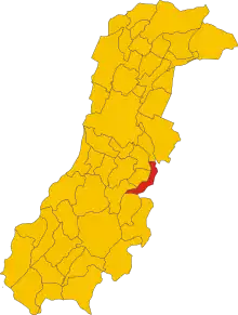 Localisation de Savignano sul Panaro