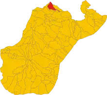 Localisation de Serràta