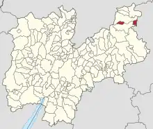 Localisation de Soraga di Fassa