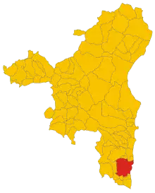 Localisation de Tertenia