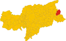 Localisation de Valle di Casies