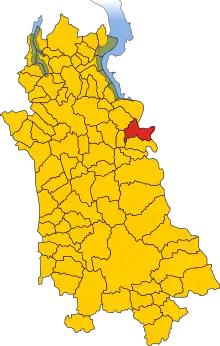 Localisation de Varallo Pombia