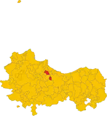 Localisation de Ventimiglia di Sicilia