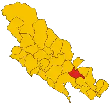 Localisation de Vezzano Ligure