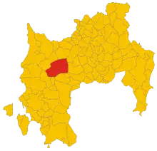 Localisation de Villacidro