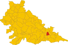 Localisation de Pieve di Coriano