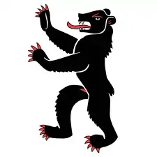 Les couleurs cantonales sont le blanc et le noirUsage des drapeaux, étendards et fanions (Règlement sur les drapeaux) - Règlement 51.340 f, Armée suisse, p. 67, consulté le 23 juillet 2017