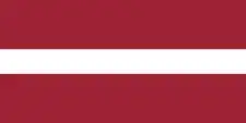 Drapeau de la Lettonie