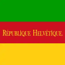 Drapeau de la République helvétique(1799-1803)