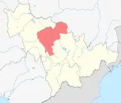 Localisation de Changchun