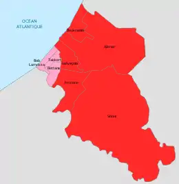Carte de la circonscription.