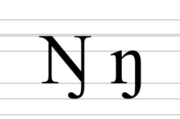 Image illustrative de l’article Ŋ
