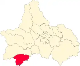 Localisation de Pújiāng Xiàn