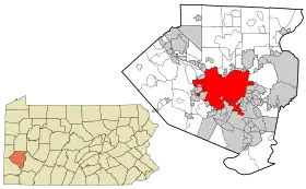 Localisation de Pittsburgh