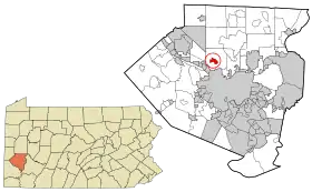 Localisation de West View