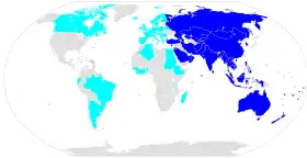 Carte de l'organisation