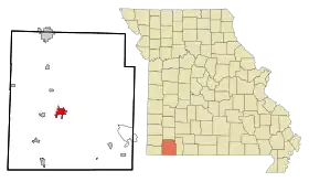 Localisation de Cassville