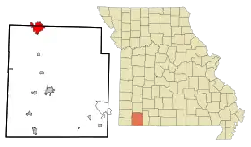 Localisation de Monett