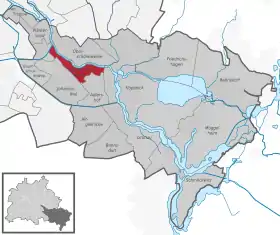 Localisation de Berlin-Niederschöneweide