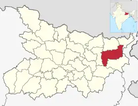 Localisation de Division de Purnia