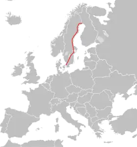 Itinéraire de la route européenne 4