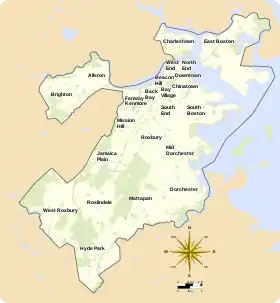 Localisation de South End