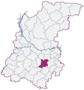 Localisation de Raïon de Boutourlino