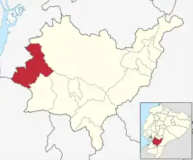 Localisation de Canton de Ponce Enriquez