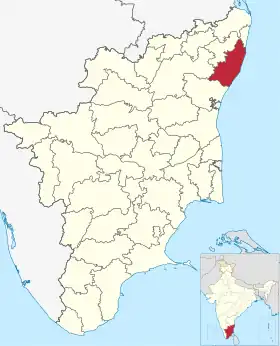 Localisation de District de Chengalpattu