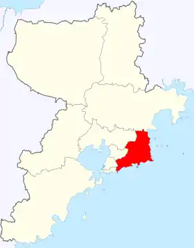 Localisation de Láoshān Qū