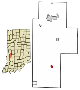 Localisation de Clay City