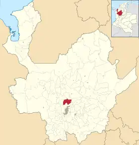 Localisation de San Pedro de los Milagros